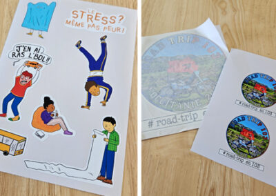 Stickers prédécoupés avec ou sans film de transfert