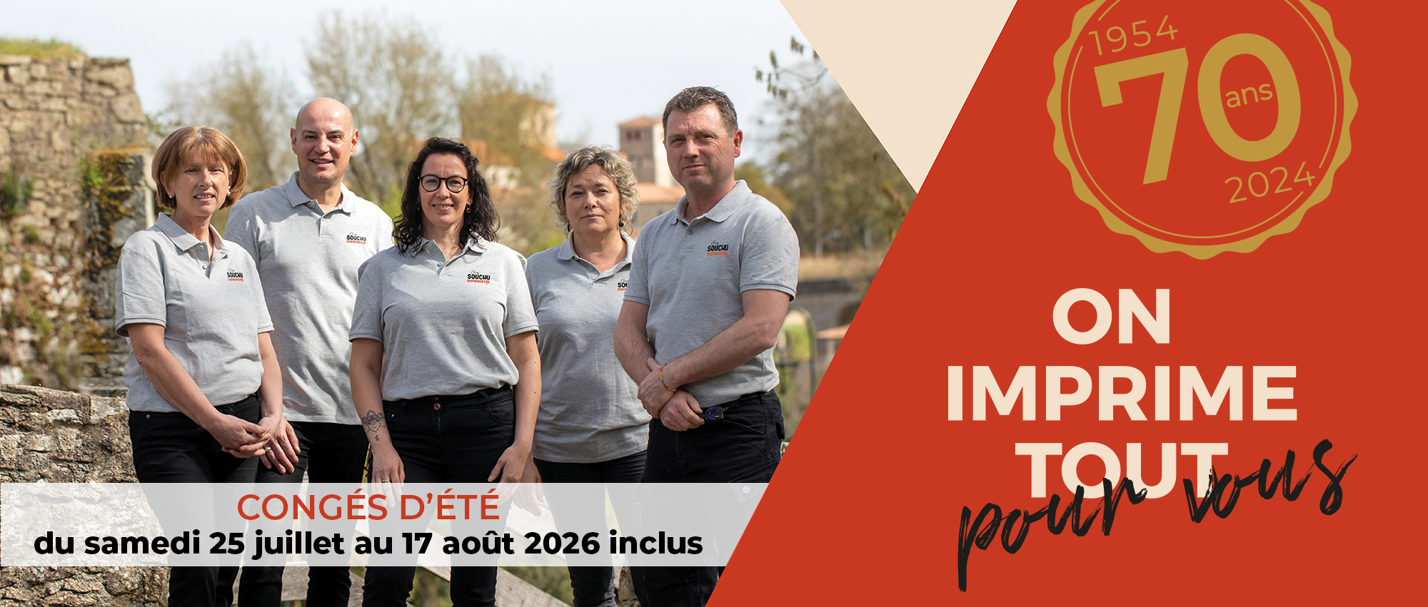 souchu congés été 2026